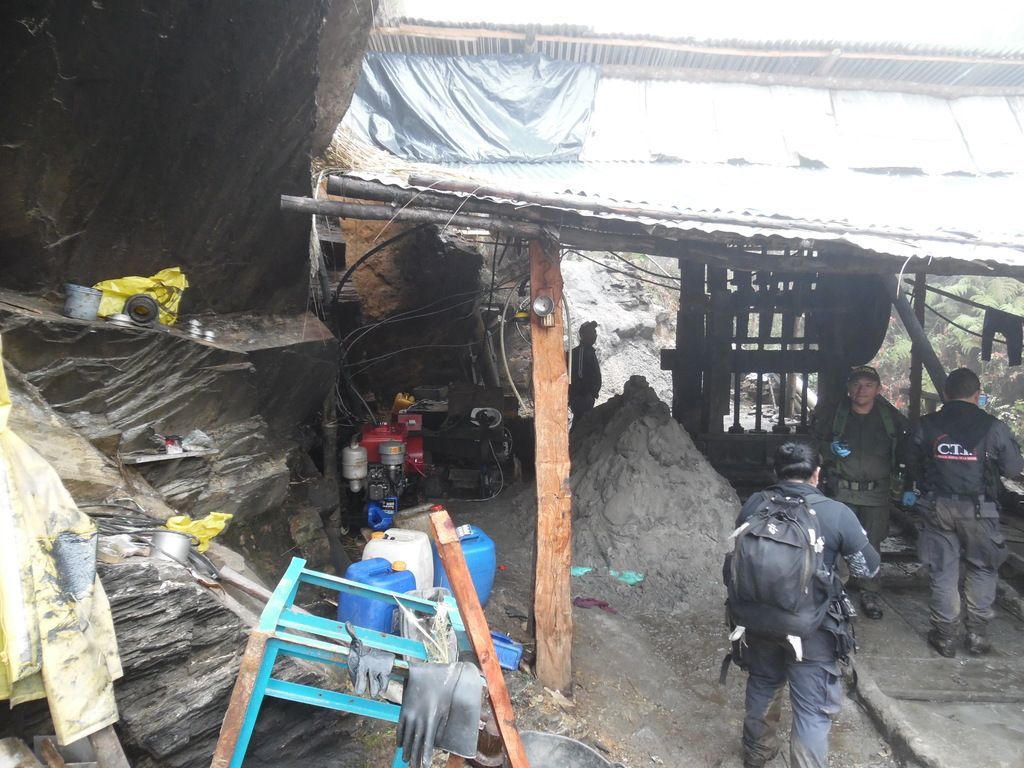 Golpean estructuras delincuenciales dedicadas a la minería ilegal en el Tolima