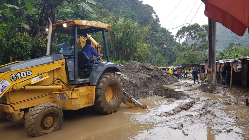 Emergencia en el Cañón del Combeima por invierno