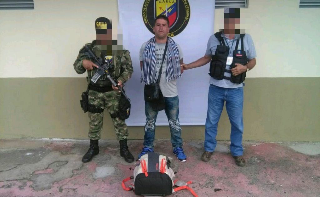CTI Y Gaula militar capturaron a desmovilizado de las FARC que seguía extorsionando