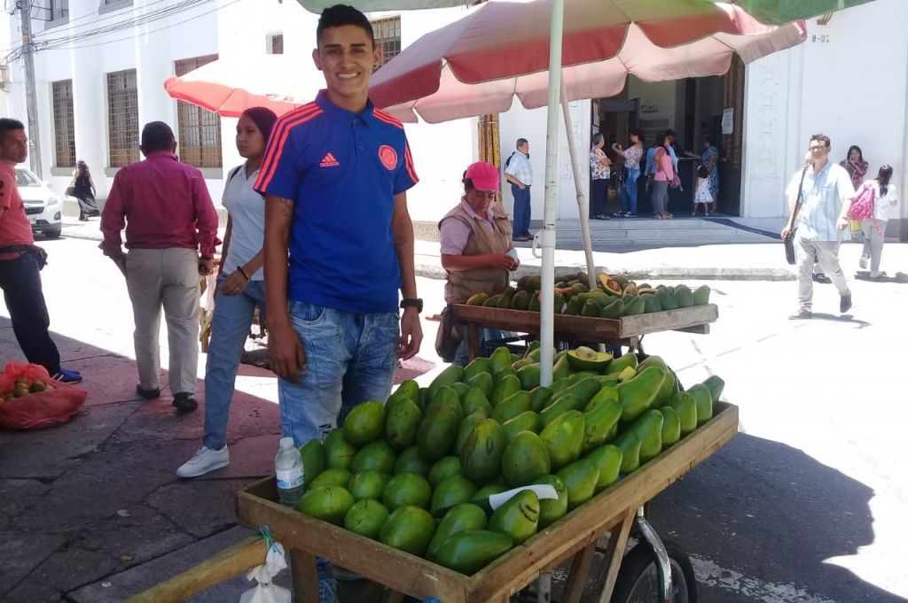 La bonanza del "oro verde" se tomo las calles de Ibague .