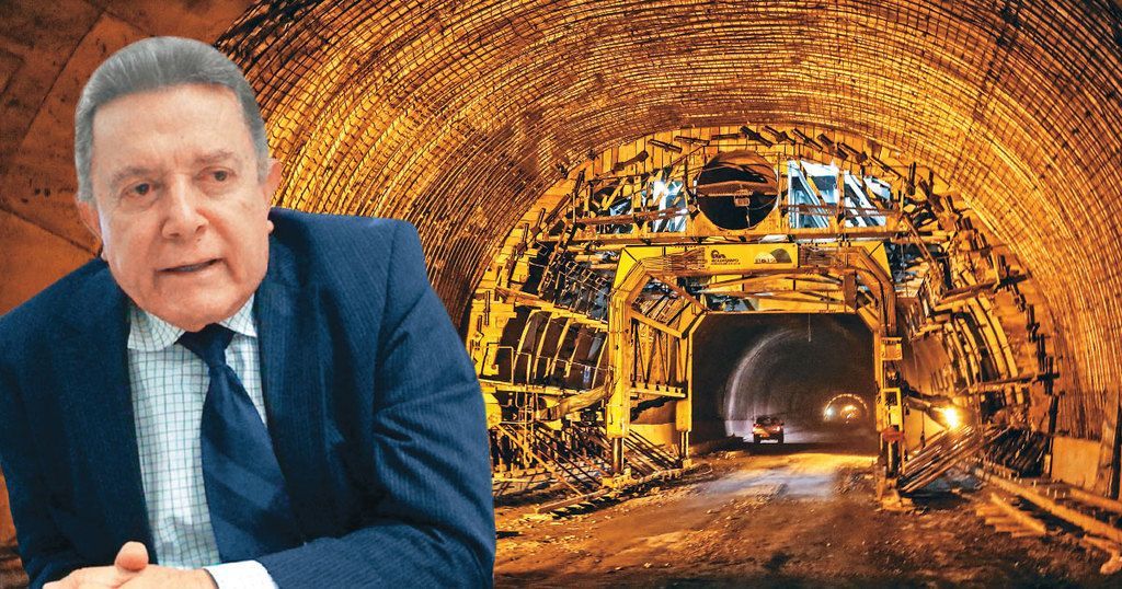100 trabajadores del Túnel de la Línea claman para que les paguen sus salarios