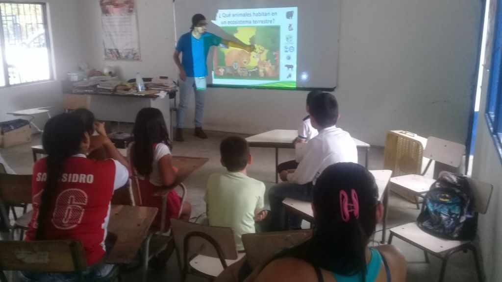 Los menores comprometidos en cuidar la fauna silvestre