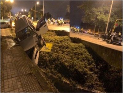 Grave accidente en la madrugada del sábado