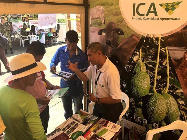 El ICA presente en la primera Feria de Servicios y Oferta Institucional en Chaparral, Tolima