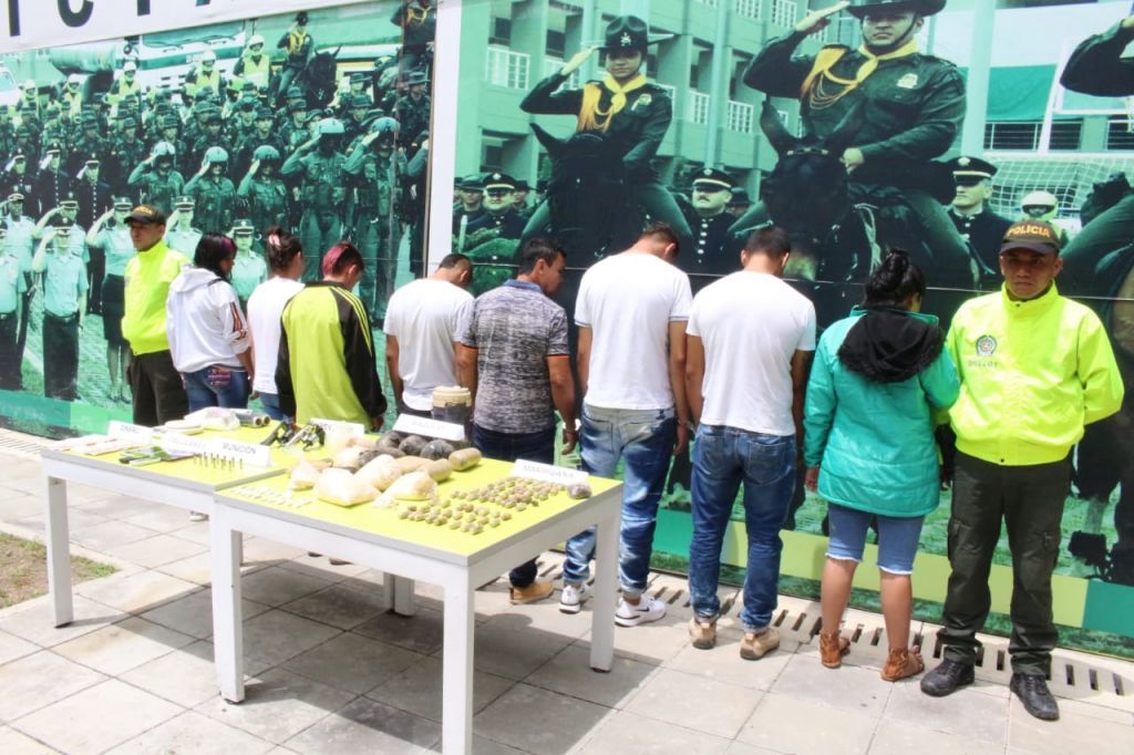 Policía dio contundente golpe al desmantelar banda dedicada al microtráfico