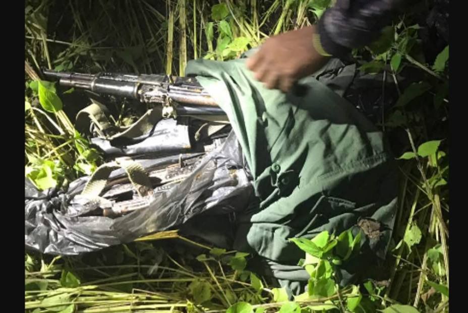 Material bélico fue hallado por el CTI y el Ejército en zona rural de Chaparral
