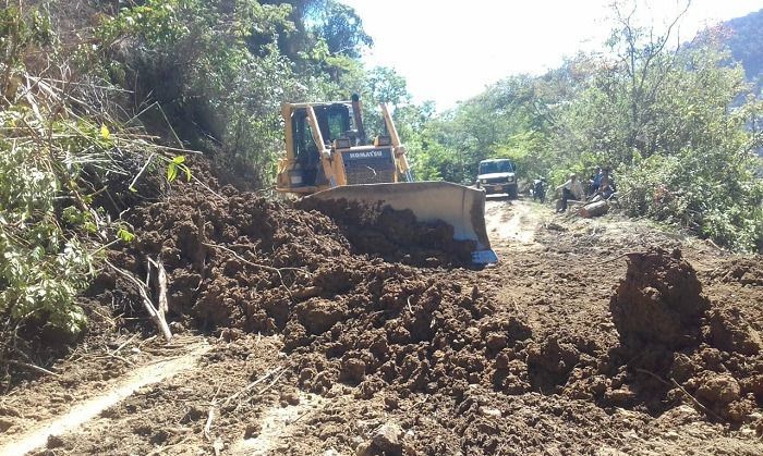Medidas de emergencia ante afectación de la vía Playarrica-Roncesvalles-San Amtonio