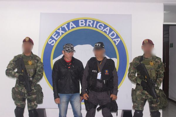 Ejército capturó a alias “Tomate”, por haber participado supuestamente en secuestro de escolta de un ex alcalde de San Antonio