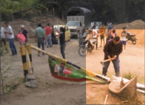 Exaltados destruyen puesto de control del Cañón del Combiema