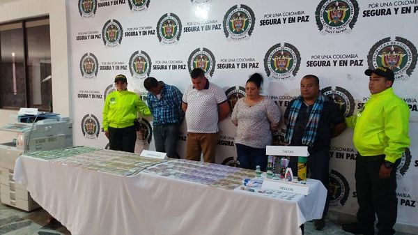 A la cárcel a cuatro personas por tráfico de moneda falsa en Ibagué