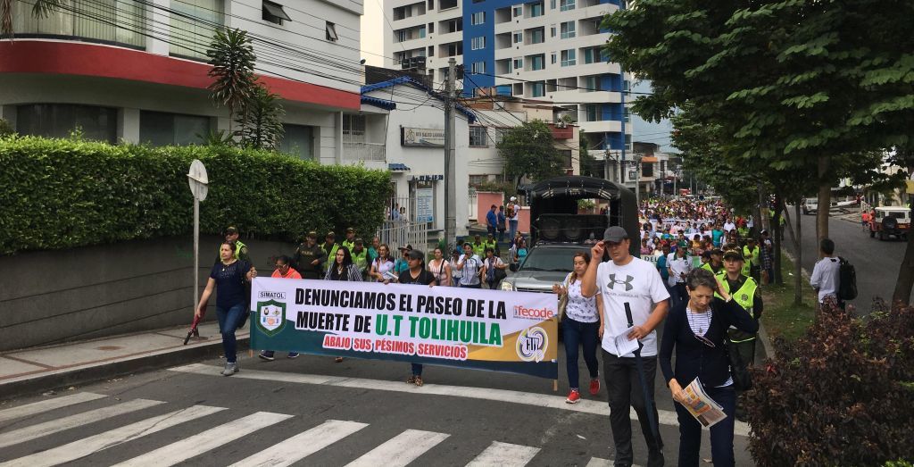Así estuvo la primera jornada nacional de paro profesoral de 2019