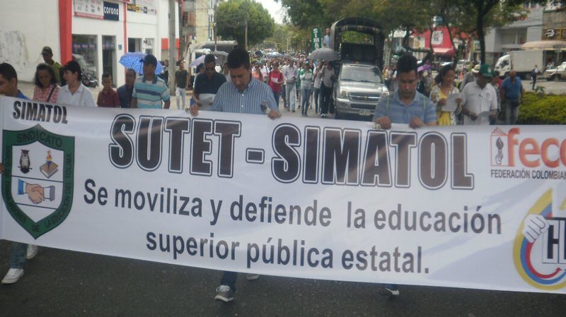 Simatol presentará al Tolima pliego de peticiones sobre la jornada única escolar