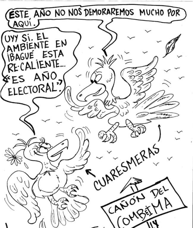Caricatura águilas cuaresmas