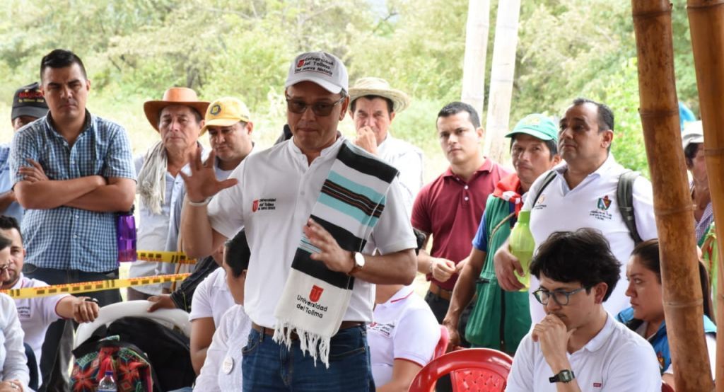 Este sábado, el Rector de la UT estuvo en la Minga indígena de Natagaima