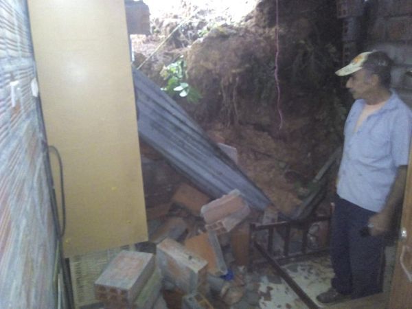 Lluvias causaron estragos en Lérida, Alvarado y Chaparral