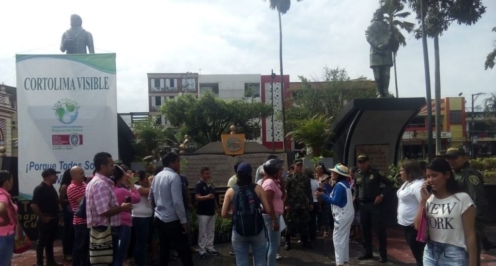 Campaña "Yo protejo mi Palma de Cera", se implementó en Chaparral para esta Semana Santa
