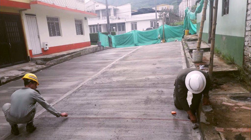 Entregados trabajos de malla vial en el barrio Boquerón