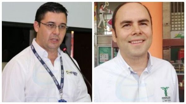Reconocimiento de gremios a labor desarrollada por Luis Alfredo Huertas y Germán Díaz Enciso
