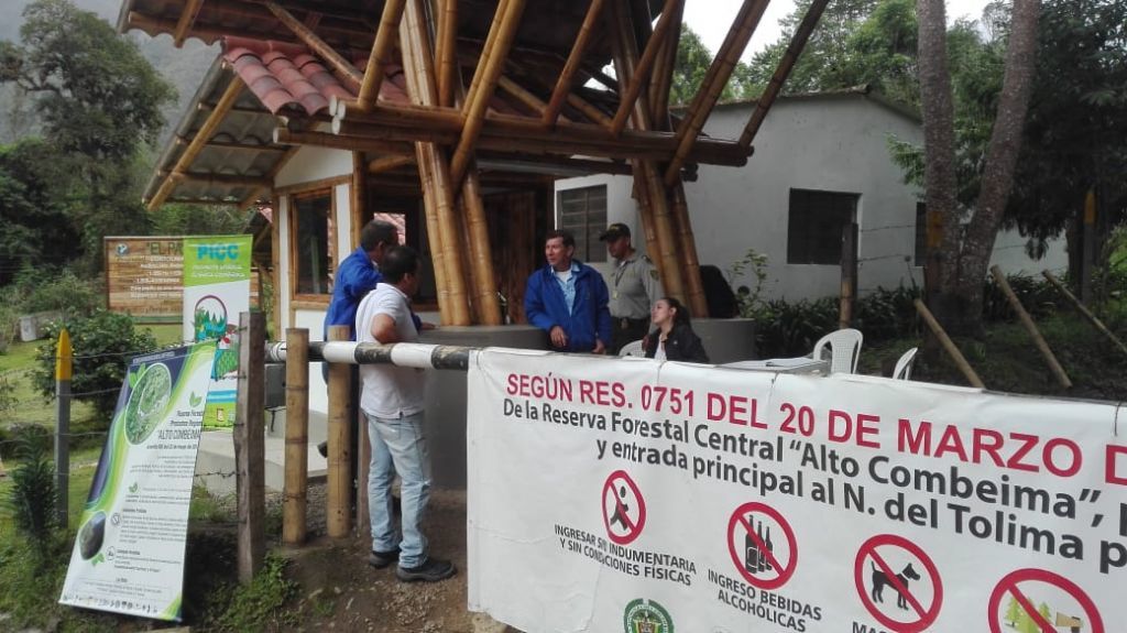 Puestos de control en el Alto Combeima fueron activados por las fiestas