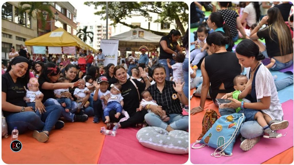 En la primera Jornada “Leche al parque” participaron más de 100 madres