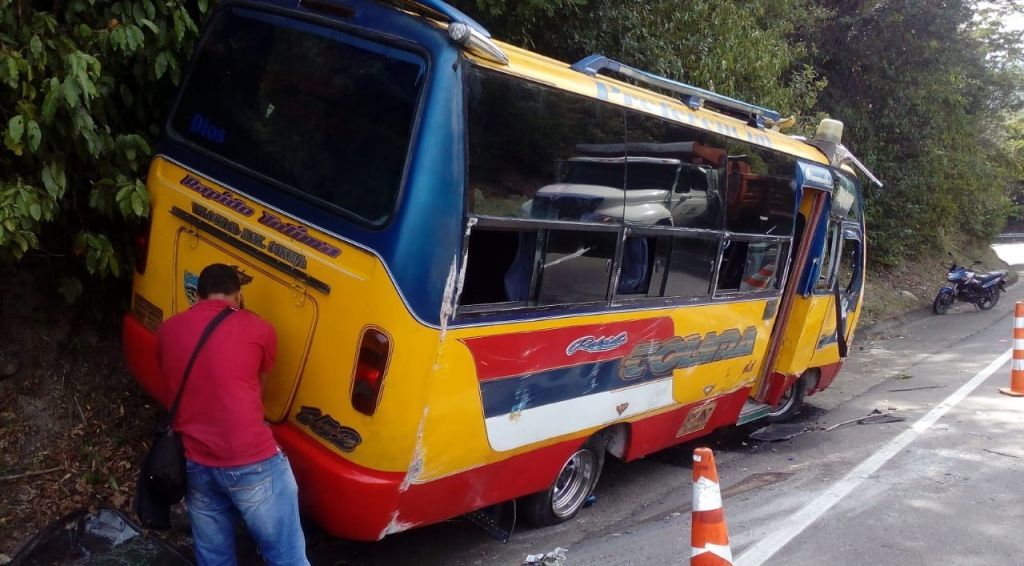 Cuatro heridos dejó accidente en la vía Venadillo - Lérida