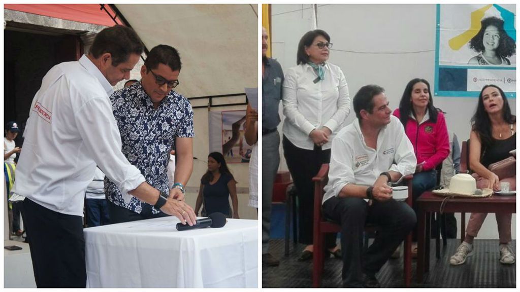 Vargas Lleras dejó suscritos dos convenios para la edificación de 220 casas gratis en Líbano y Honda