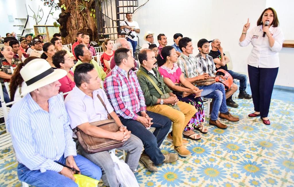 Líderes campesinos de Ibagué expresaron su apoyo a Rosmery Martínez