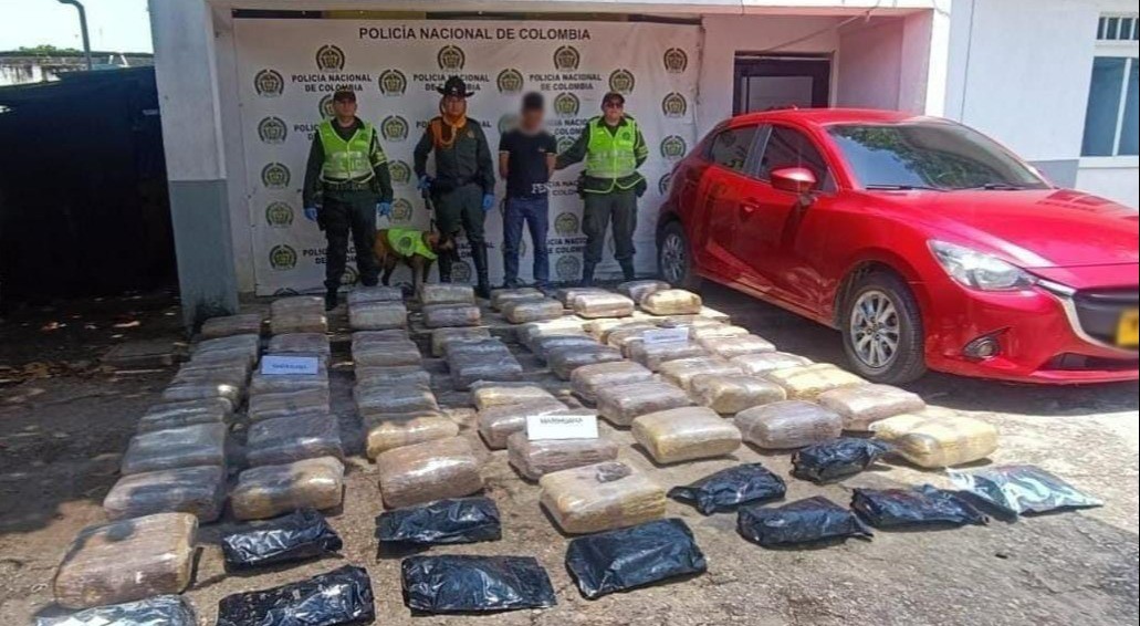 Incautan más de 300 kilos de marihuana en la vía Natagaima - Neiva