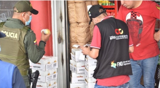 Incautaron 10.500 cervezas de contrabando en Melgar