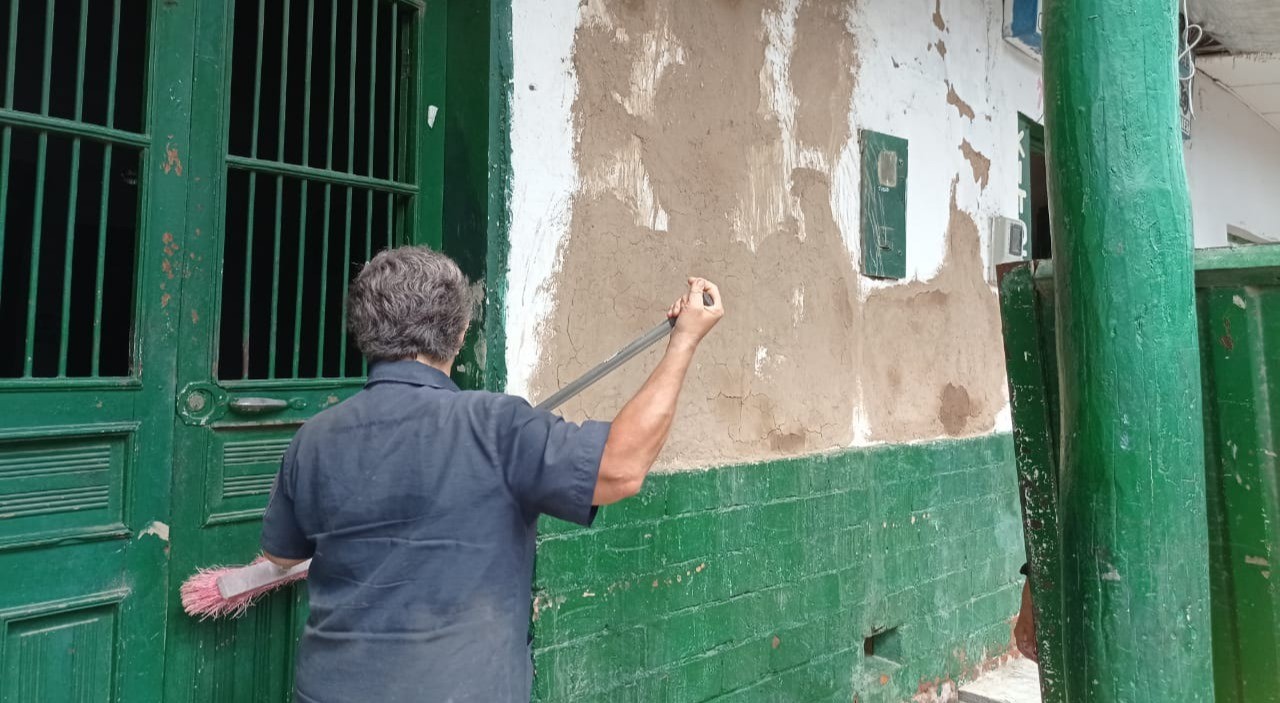 Inició restauración de fachadas de casas históricas en Ambalema