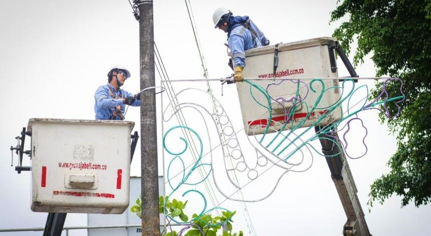 Instalación del alumbrado navideño congestionará la Carrera Quinta de Ibagué