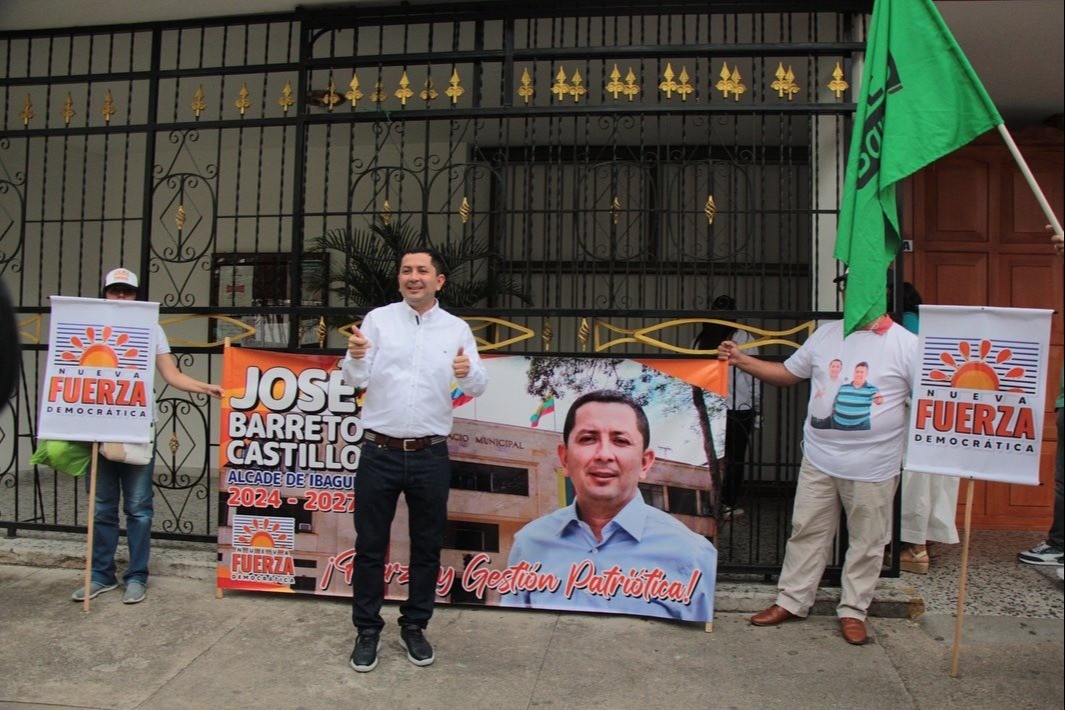 José Barreto Castillo inscribió su candidatura a la alcaldía de Ibagué