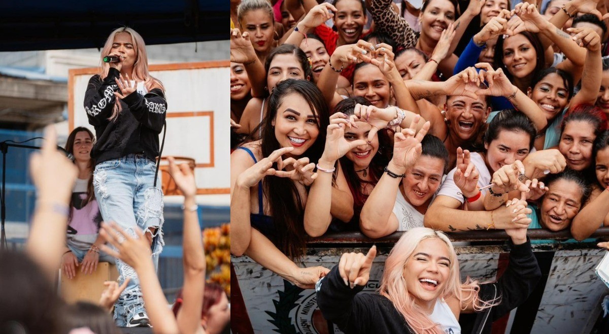 Karol G estuvo en concierto este jueves en Ibagué