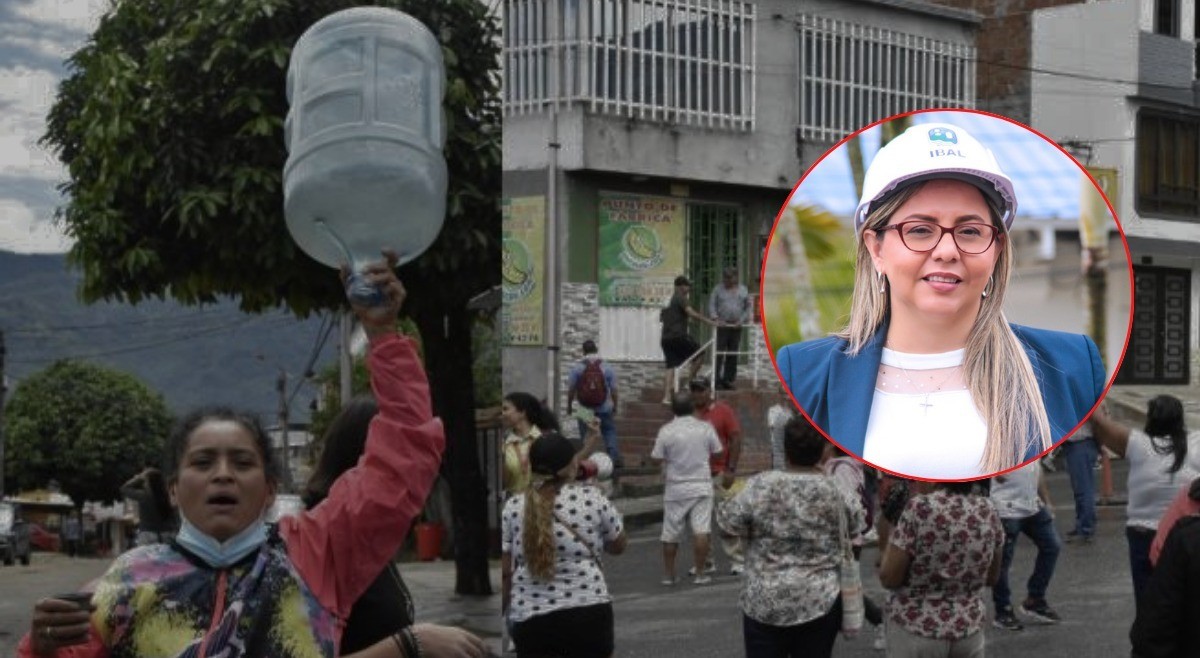 "La falta de agua es culpa de las lluvias": dice la gerente del IBAL