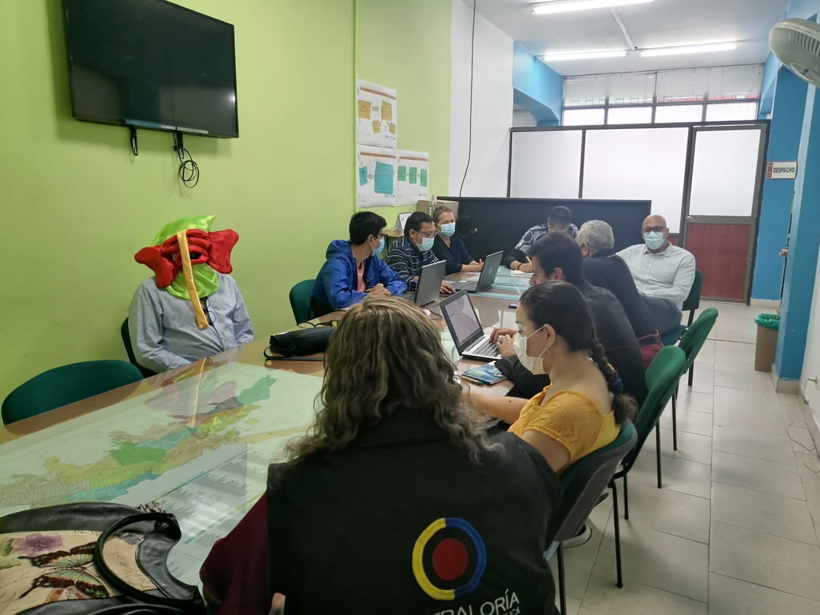 La marimonda, el nuevo "símbolo de la lucha anticorrupción" en Ibagué