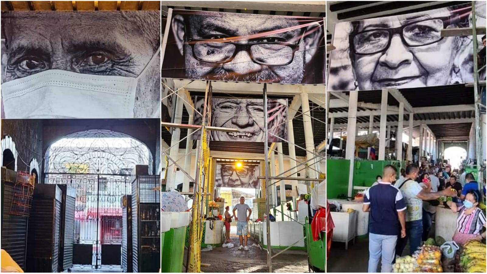 La plaza de mercado de Honda se transformó en majestuosa exposición fotográfica