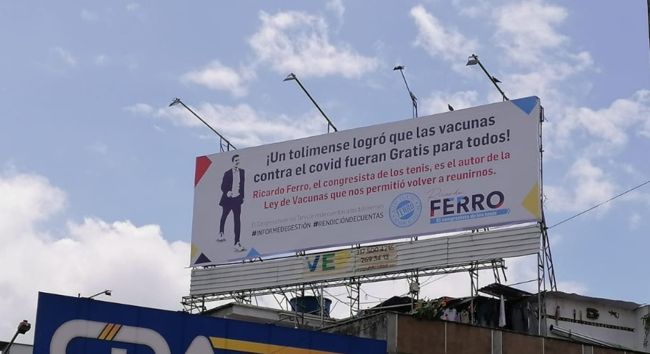 La polémica valla publicitaria de Ferro