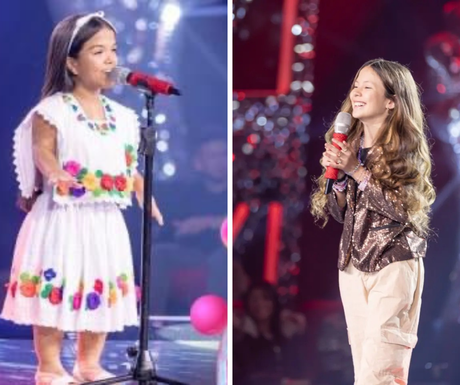 Ya van dos niñas a la siguiente ronda de La Voz Kids