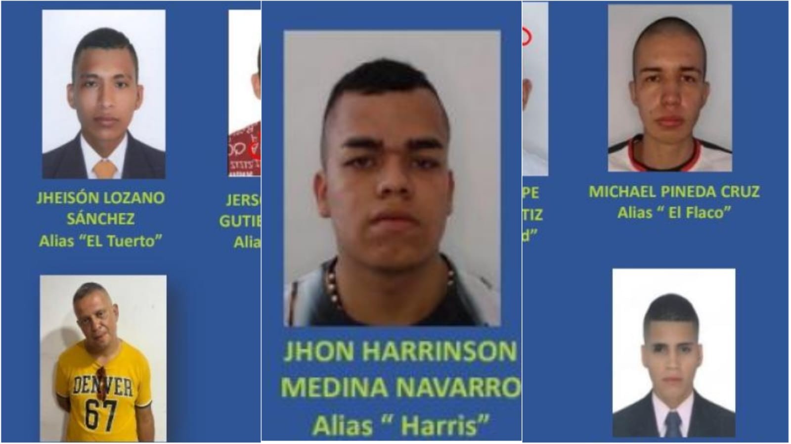 Estos son los ladrones de motos más buscados en Ibagué