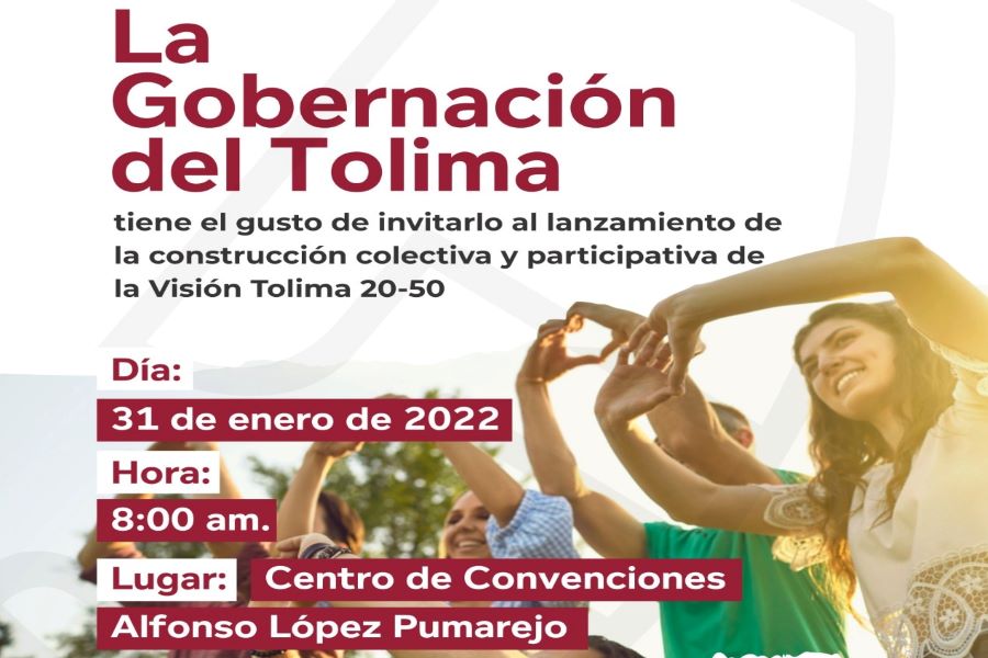 Invitación a construir Visión Tolima 20-50, hace el gobernador Orozco