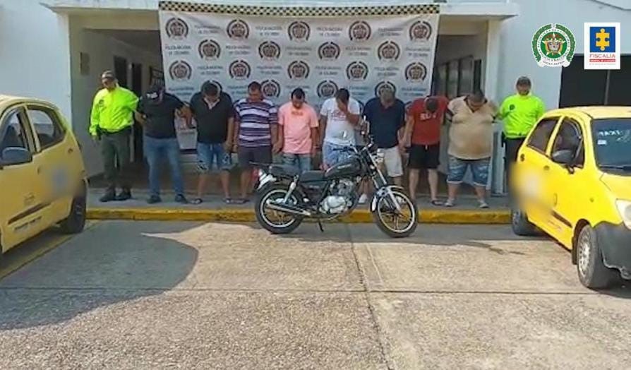 Caen delincuentes que utilizaban taxis para cometer crímenes en el Tolima