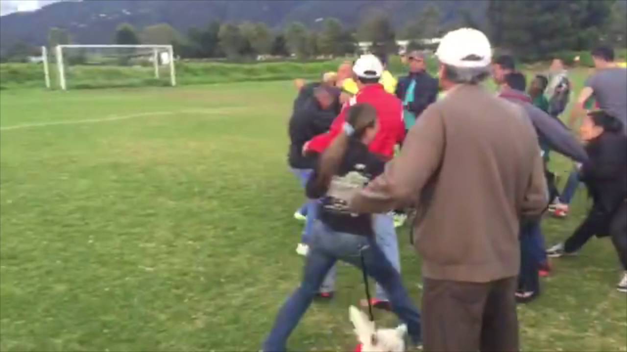 El desahogo de los padres en las canchas de fútbol
