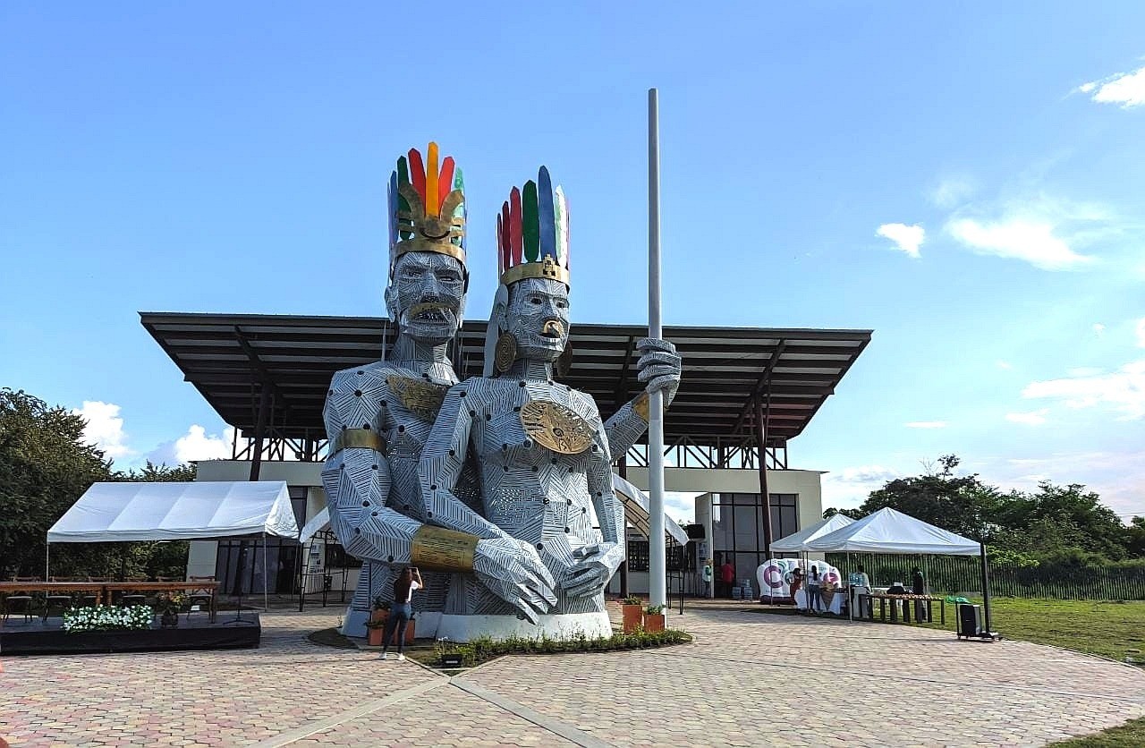 Monumento Pijao Ancestral, la escultura que rinde homenaje al pueblo Pijao