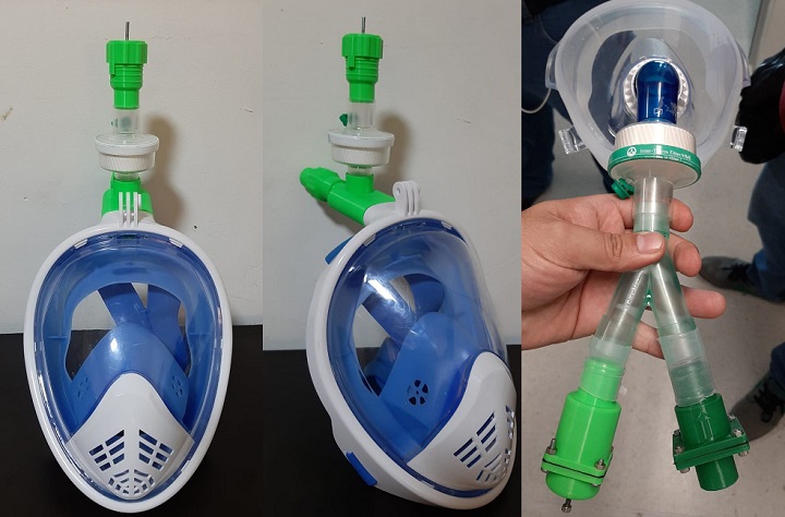 Sena-Tolima construye máscaras para pacientes de Covid-19