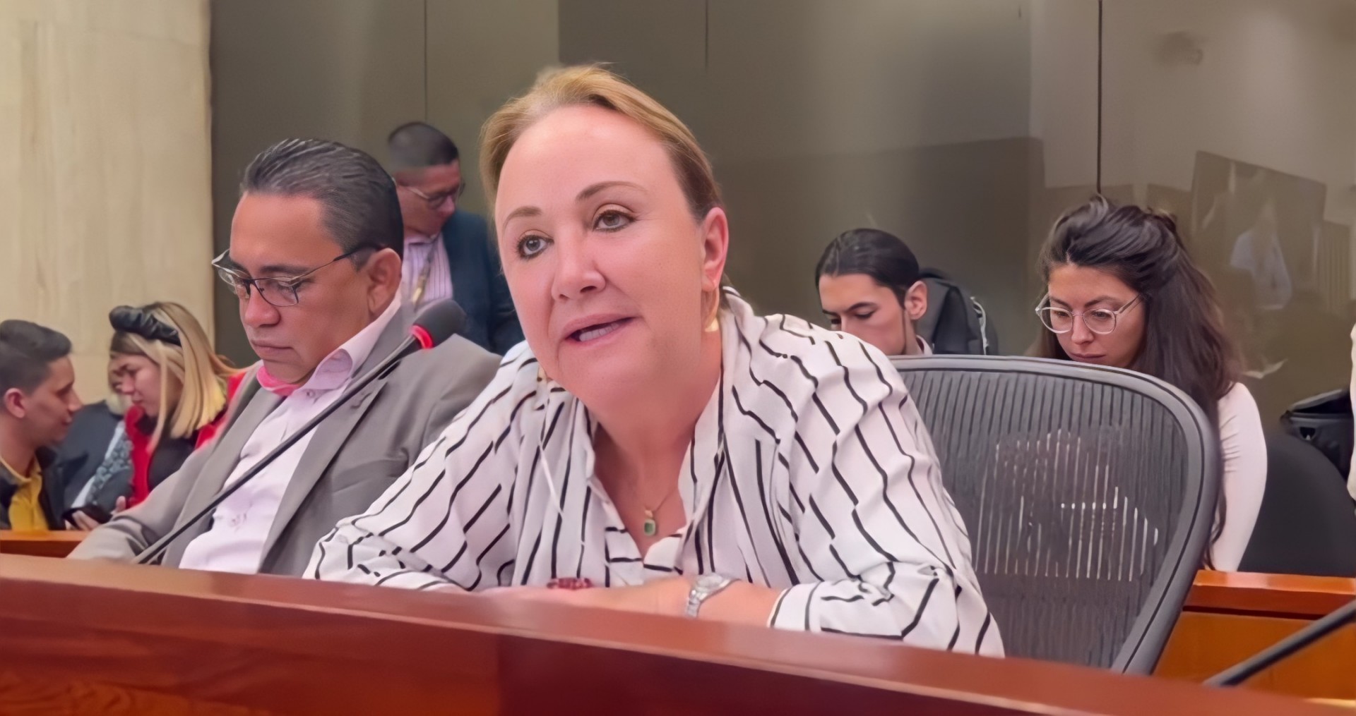 Olga B. reclama duro al gobierno Petro por bajo presupuesto para el Tolima