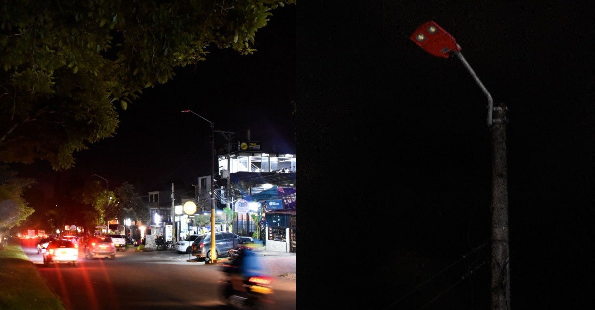 Oscuridad en algunos tramos de las avenidas de Ibagué