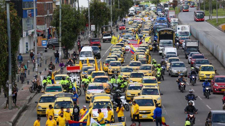 Paro nacional de taxistas
