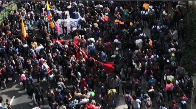 Los sitios de concentración del paro