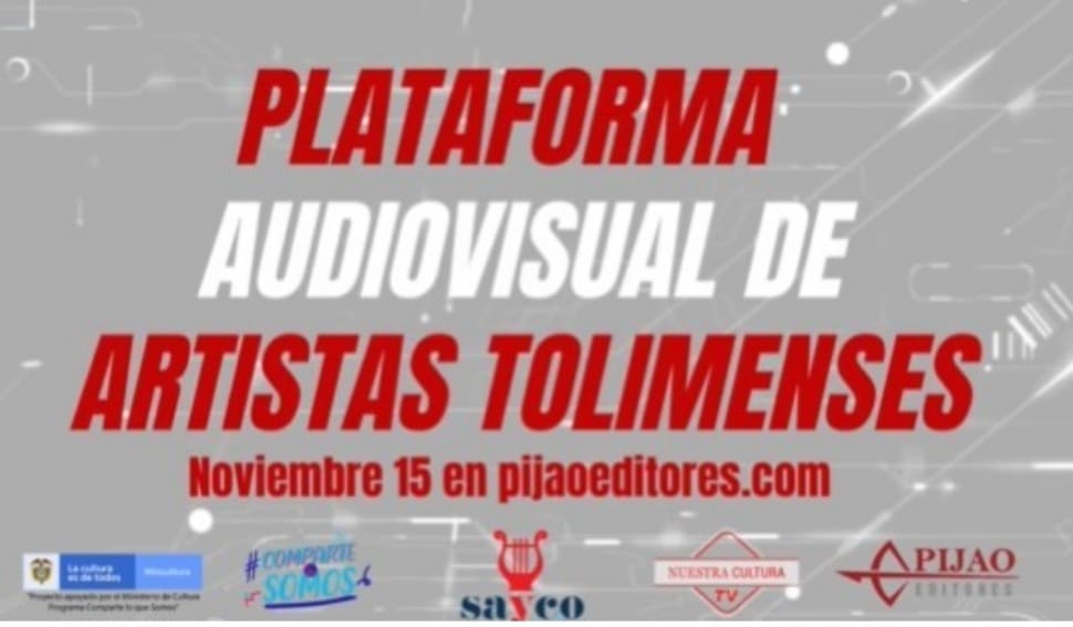 Pijao Editores lanza la plataforma audiovisual de artistas tolimenses