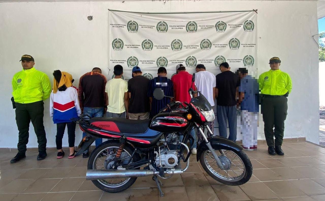 Capturan a 'Los Chester', banda que se dedicaba al microtráfico en el norte del Tolima